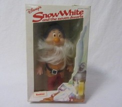 Vintage 1980&#39;S Bikin Disney Character Doll &quot;Bashful&quot; Dwarf Jointed 6-1/2&quot; Mib - £22.16 GBP