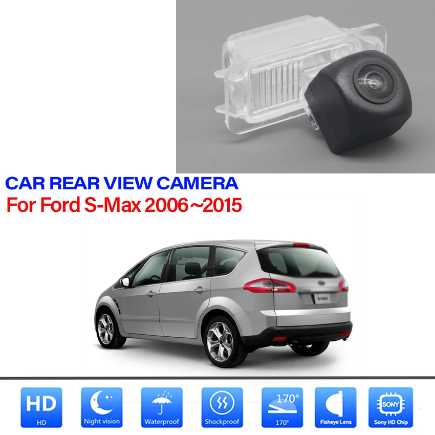 Car CCD Night Vision Backup Rear View Camera Waterproof Parking For Ford S-Max - £24.82 GBP+