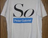 Peter Gabriel Concert Tour T Shirt Vintage 1986 So Single Stitched Size ... - $299.99
