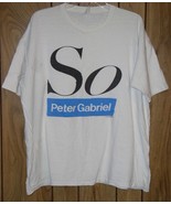 Peter Gabriel Concert Tour T Shirt Vintage 1986 So Single Stitched Size ... - $411.44 CAD