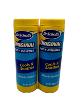 Dr Scholl&#39;s Original Cools &amp; Soothes Foot Powder 3 oz Sealed LOT OF 2 - £20.30 GBP