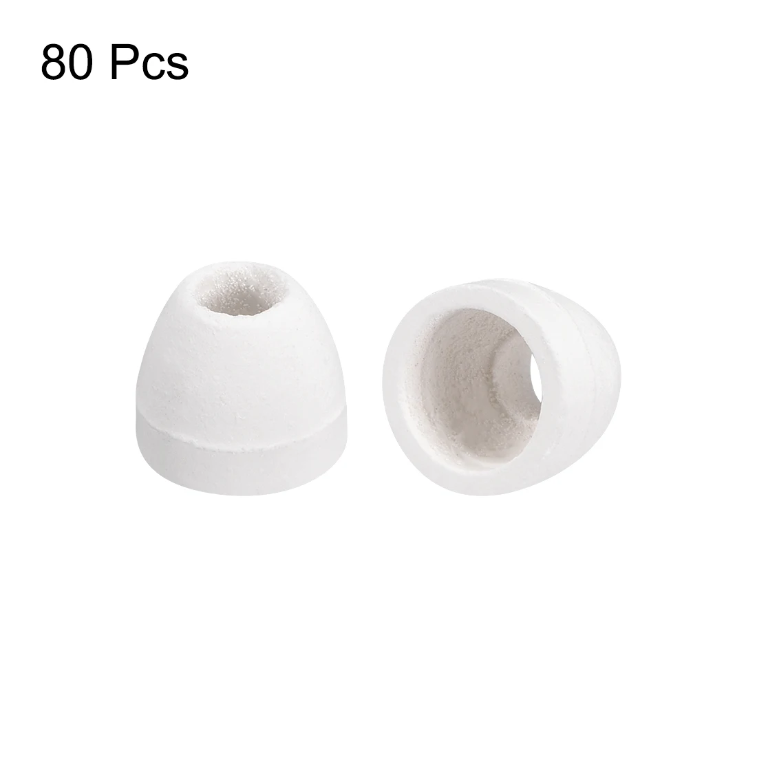 House Home Uxcell Ceramic Electrical Insulator, 2mm-5mm Dia Tapered Porcelain Tu - £25.57 GBP