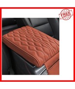 Luxurious Leather Memory Foam Armrest Cushion - Comfortable Car Accessory - €28,50 EUR