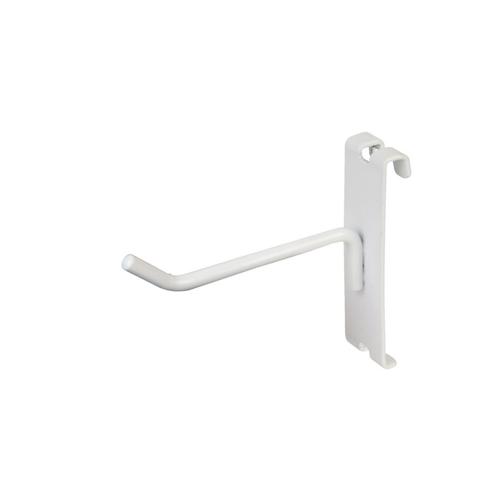 4&quot; Gridwall Hooks - 18 White Hooks For Gridwall or Mini Grid Cube Displays - $18.50