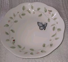 Lenox Butterfly Meadow Set/4 Pasta Bowls 8.5&quot; Round  - £20.69 GBP