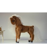 Teddy Horse/Collectible teddy toy/Brown horse/Liver chestnut horse toy/S... - $262.76 CAD