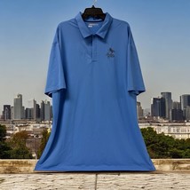 Nike Polo Shirt Mens 3XL Blue Stretch Stallion Mountain Golf Club Las Vegas - $29.69