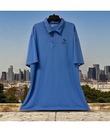 Nike Polo Shirt Mens 3XL Blue Stretch Stallion Mountain Golf Club Las Vegas - €25,74 EUR