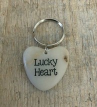 Lucky Heart Keychain &quot; you deserve all the luck in the world&quot; - £6.34 GBP