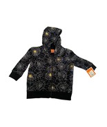 New Halloween Hoodie Boys Infant Baby Size 12 Months Black Webs Spiders ... - $12.86