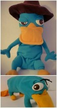 Disney Phineas &amp; Ferb Perry Platypus M1 Reversible Stuffed Plush Jakks Clearance - £10.97 GBP