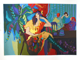 Isaac Maimon &quot;Table For One&quot; Hand Signed &amp; # Serigraph - £216.53 GBP