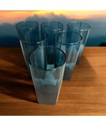 Set Of 6 Anchor Hocking Rio Coastal Blue 6” tumblers EUC - $42.52 CAD