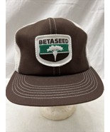 trucker hat baseball Cap Vintage Mesh SnapBack Embroidered Patch Beta Seed - $70.15 CAD