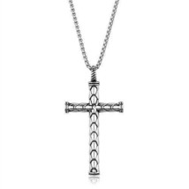 TK1993 - High polished (no plating) Stainless Steel Necklace with No Stone - $34.99