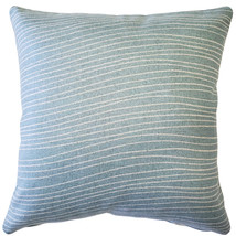 Meraki Paradiso Blue Throw Pillow 19x19, with Polyfill Insert - £64.10 GBP