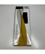 Catherines Control Top Pantyhose Sheer Hosiery SIZE B Black 215-265lbs - $16.33 CAD