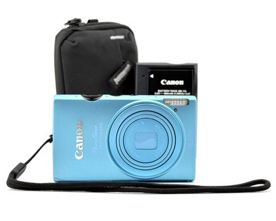Canon PowerShot ELPH 110 HS Digital Camera BLUE 16.1MP 5x Zoom TESTED - £384.96 GBP