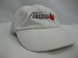 Molson Canadian Beer Hat White Strapback Baseball Cap - £15.73 GBP