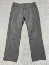 Kuhl Radikl Pants Mens 34x30 Gray Gusseted Outdoor Hiking Performance Ca... - $39.59