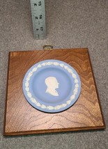 Wedgwood Jasperware Pale Blue And White Round Sweet Plate President Nixon Cameo - £11.68 GBP