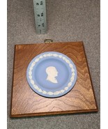 Wedgwood JASPERWARE Pale Blue and White Round Sweet Plate PRESIDENT NIXO... - £11.47 GBP
