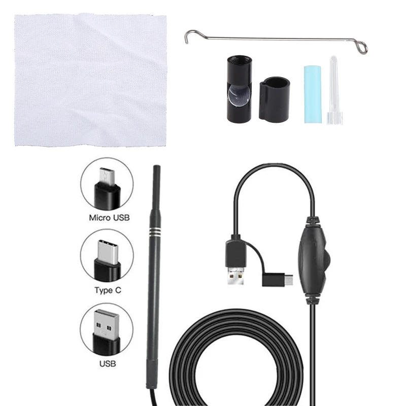 3 in 1 Multifunctional USB Ear Cleaning Tool Visual Ear Spoon Earpick With Mini  - £162.76 GBP