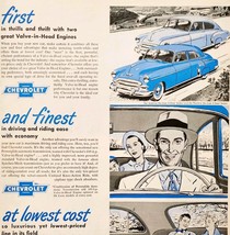 1950 Chevrolet Styleline DeLuxe Sedan Advertisement Automobilia Gen Moto... - $29.99