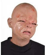 New Born Baby Mask Bloody Shiny Creepy Wet-Looking Gory Halloween Costum... - £43.57 GBP