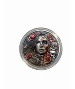 Lucky  &amp; Gift  Colored  Coin  “Day Of the Dead  “40mm High Relief Crafts... - €4,87 EUR