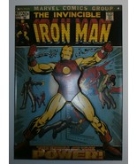 Iron Man Retro Comic Metal Sign | The Invincible Iron Man #47 - £9.30 GBP