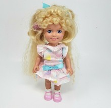 VINTAGE 1987 PLAYSKOOL DOLLY SURPRISE DOLL BLONDE HAIR REALLY GROWS WORK... - £26.57 GBP