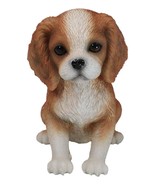 Adorable Tricolor Cavalier King Charles Spaniel Puppy Dog Breed Figurine... - $532.00 MXN