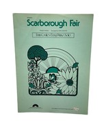 Scarborough Fair Vintage Piano Sheet Music Dan Coates Easy Solo 1977 - £7.02 GBP
