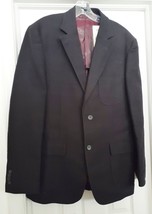 AUSTIN REED LONDON Mens Coat Jacket Blazer Cotton 2-Button Black L $225 ... - £22.85 GBP