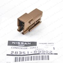 New Genuine Nissan 86-21 Maxima Pathfinder Ignition Coil Condenser 28351... - $15.29