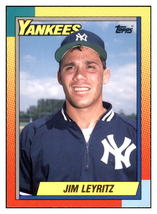 1990 Topps Traded Jim
  Leyritz   RC New York Yankees Baseball
  Card VFBMD - £1.17 GBP