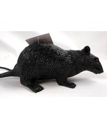 Halloween Rat Rodent Red Eyes Animal Figurine Prop Hollow Rubber Trick o... - £8.79 GBP