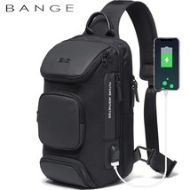 BANGE Fashion New Style Large Capacity USB Charging Backpack Wear-resistant Ox C - £80.01 GBP