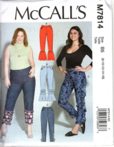 McCall's M7814 Misses 8 to 16 Embellished Pants Uncut Sewing Pattern New - £11.66 GBP