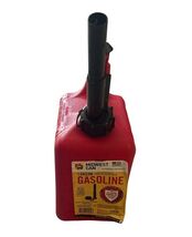 Midwest Can 1 Gallon Gasoline Fuel Can w/ Quick Flow Spout FlameShield Red image 2