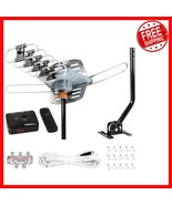Enhanced Outdoor HDTV Antenna, 150-Mile Range &amp; Wireless Remote Control Kit - $1,594.33 MXN