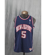 New Jersey Nets Jersey (Retro) - Jason Kidd 5 by Nike - Men&#39;s Medium  - $102.57 CAD