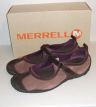 Merrell Circuit MJ Women’s Brown Nubuck Leather Mary Jane Loafers Sneaker 10 US - £11.98 GBP