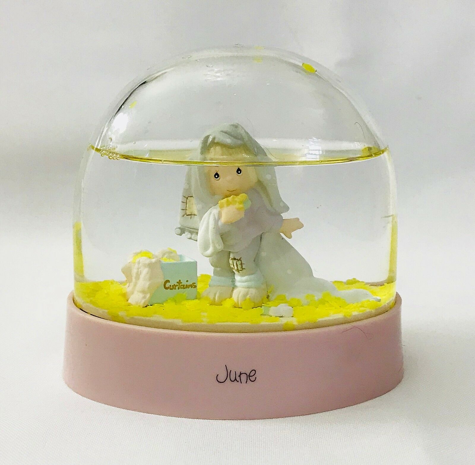 Primary image for Precious Moments Enesco Snowglobe June Snowdome 1987 Vintage Rare Snow Globe