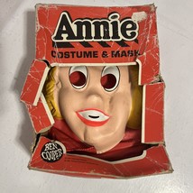 Vintage Ben Cooper Little Orphan Annie Costume Mask and Costume Sz M - £15.25 GBP