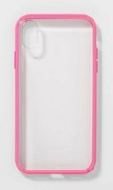 heyday iPhone XR Case Clear With Pink Bumper - £5.51 GBP