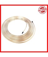 25 Ft Coil of Corrosion-Resistant Copper Nickel Brake Line - Easy to Bend - $1,057.69 MXN