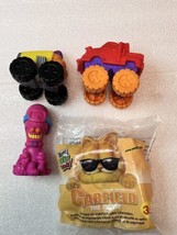 Wendy’s Kids Meal Toys Garfield 2 Trucks 1 Figure 4 Toys - £5.19 GBP