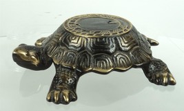 Vintage Solid Brass Turtle - 7&quot; Long - £15.51 GBP
